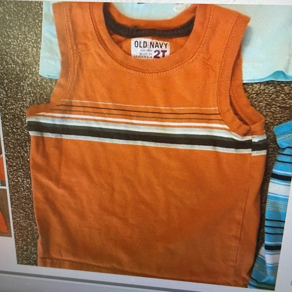 Old Navy orange Tank Top 2T